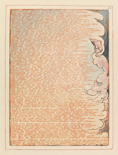 Jérusalem, Planche 83 - William Blake